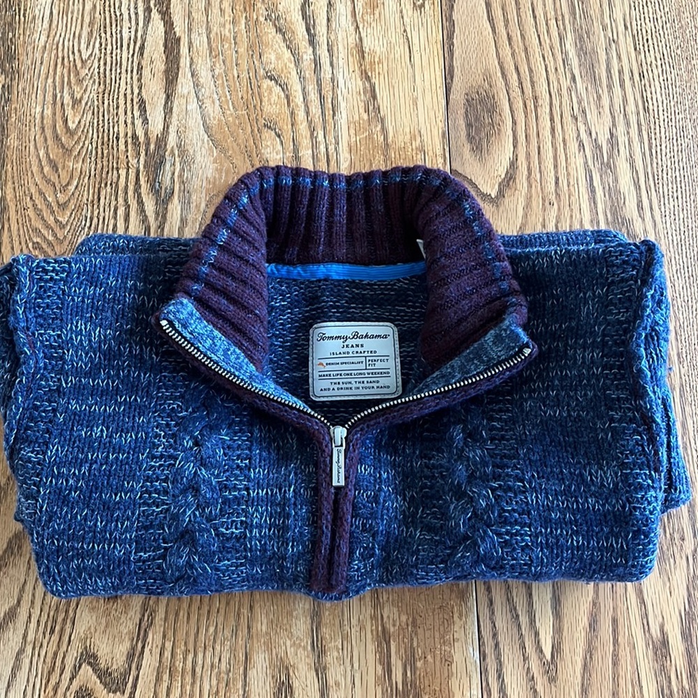 Men’s Tommy Bahama Jeans Brand Sweater Size Medium - Picture 8 of 8
